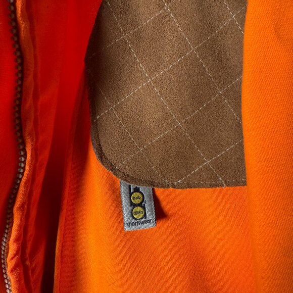 Vintage Bob Allen Hunting Jacket Sz. XL Orange and Brown Jacket, Multiple Pocket - Picture 10 of 14